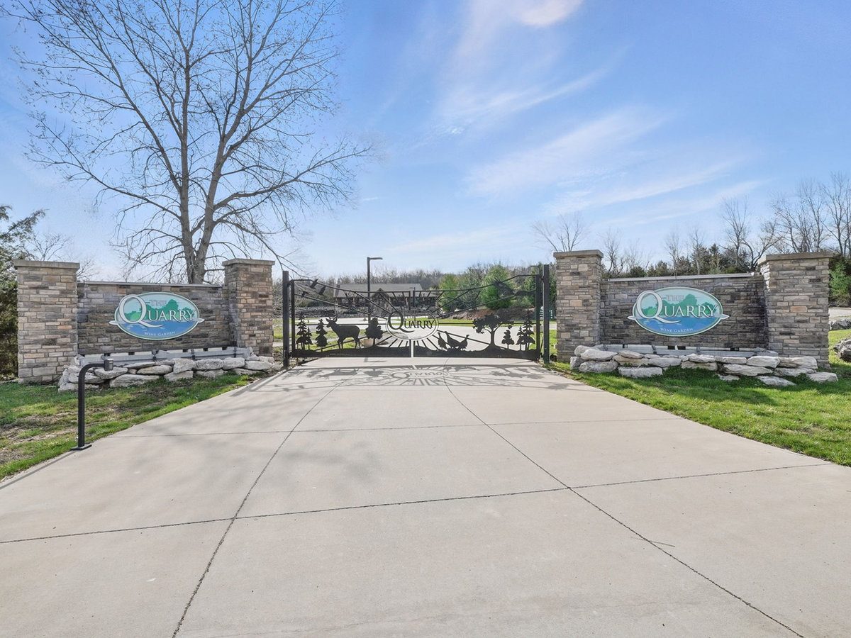 Elegant indoor reception area at The Quarry wedding venue